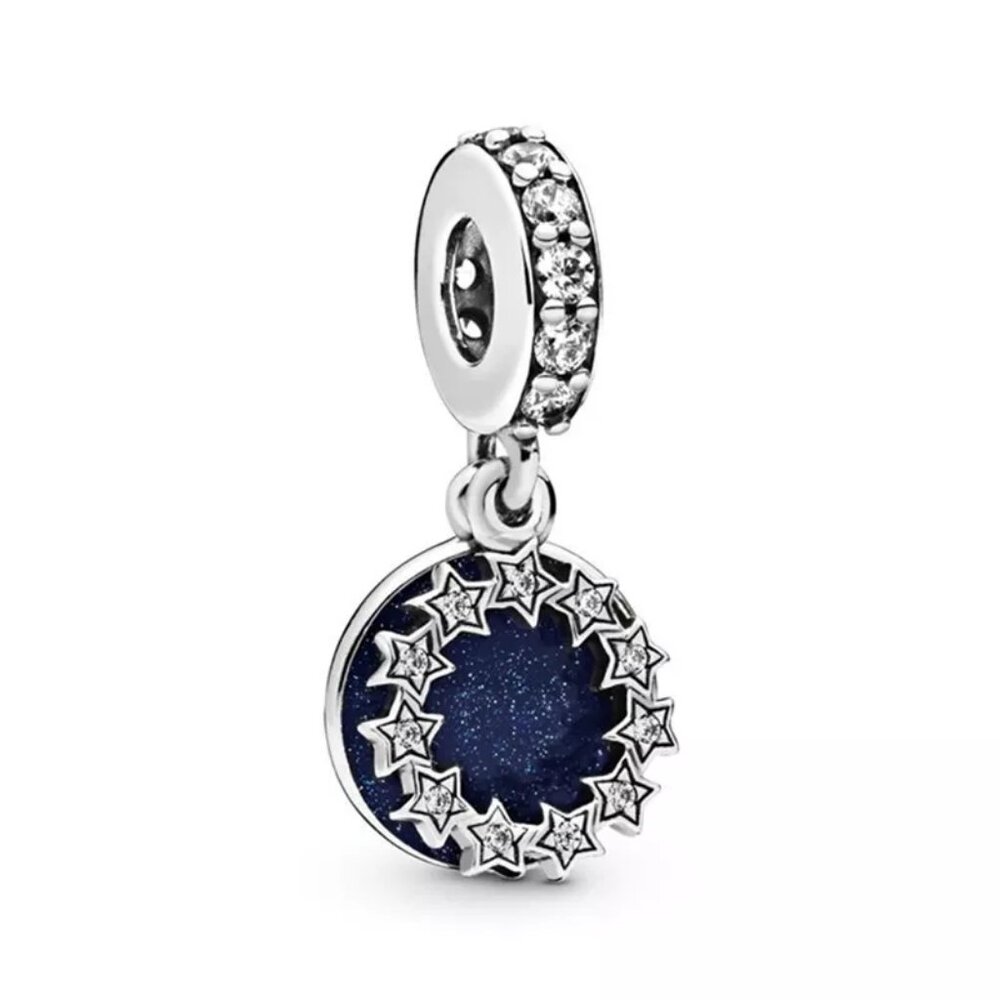 NEW! Stunning Starry Skies Bracelet Charm 925 Sterling Silver GIFT - MAKE OFFER